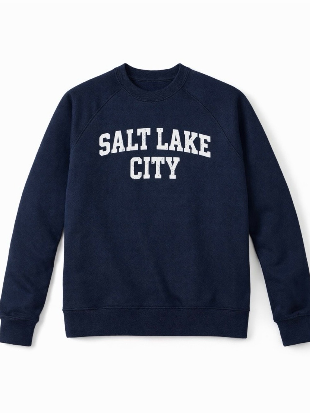 Navy Salt Lake City Crewneck Sweatshirt